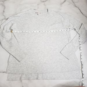 Chelsea 28 cashmere blend sweater nwot gray xs
